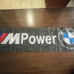 BMW M Power Tapestry - Black, Blue, and Red